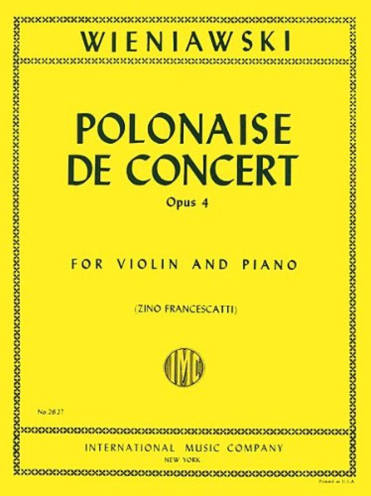 Polacca Da Concerto Op. 4 (Francescatti)